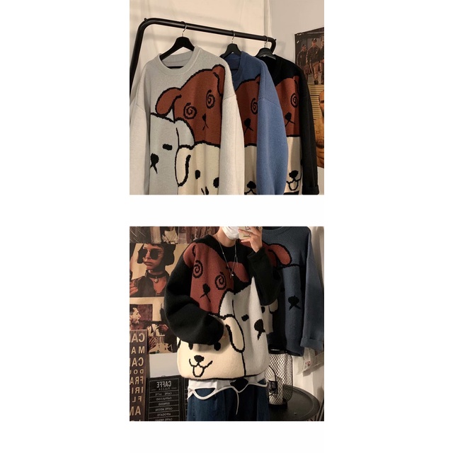 Áo Nỉ Tay Dài In Hình Hoạt Hình Có 3 Màu Trẻ Trung Dành Cho Nam