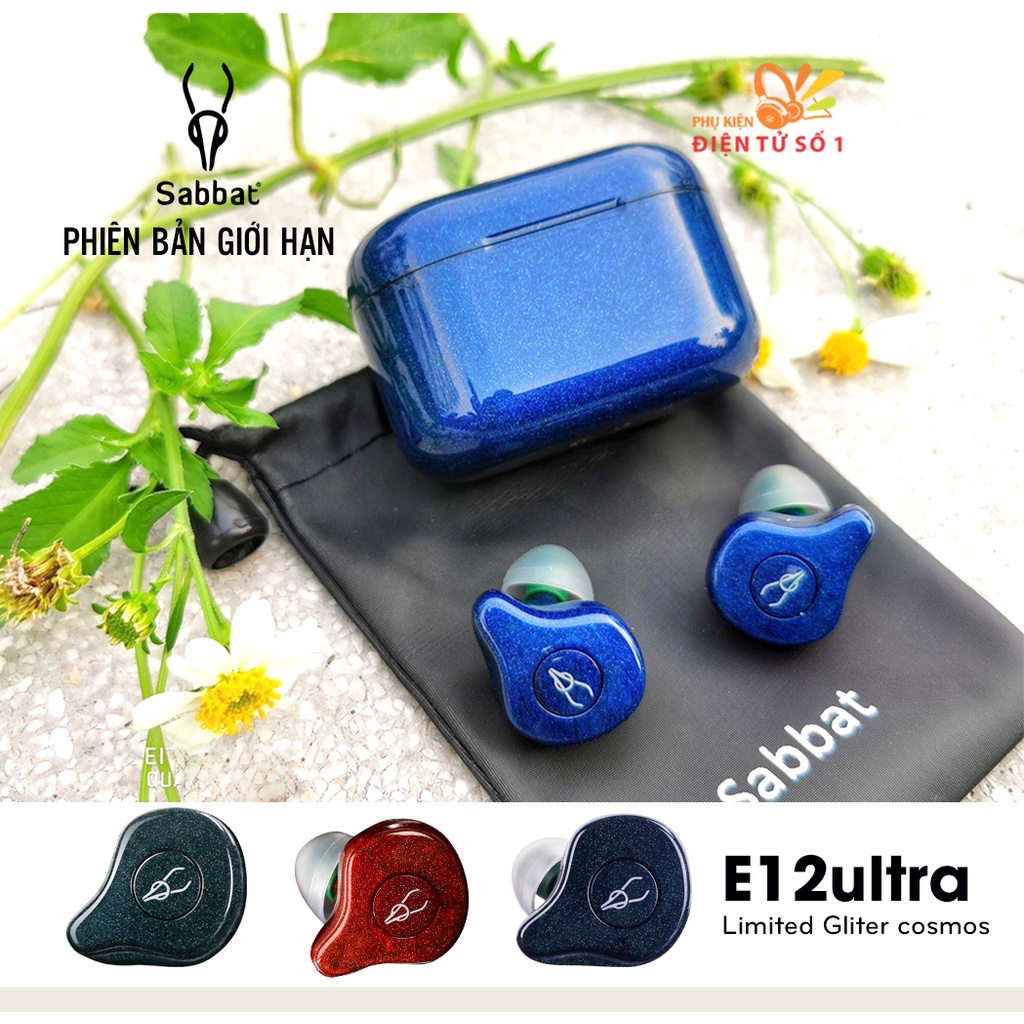 Tai nghe bluetooth Sabbat E12 Ultra Gliter Limited chính hãng bảo hành 12 tháng