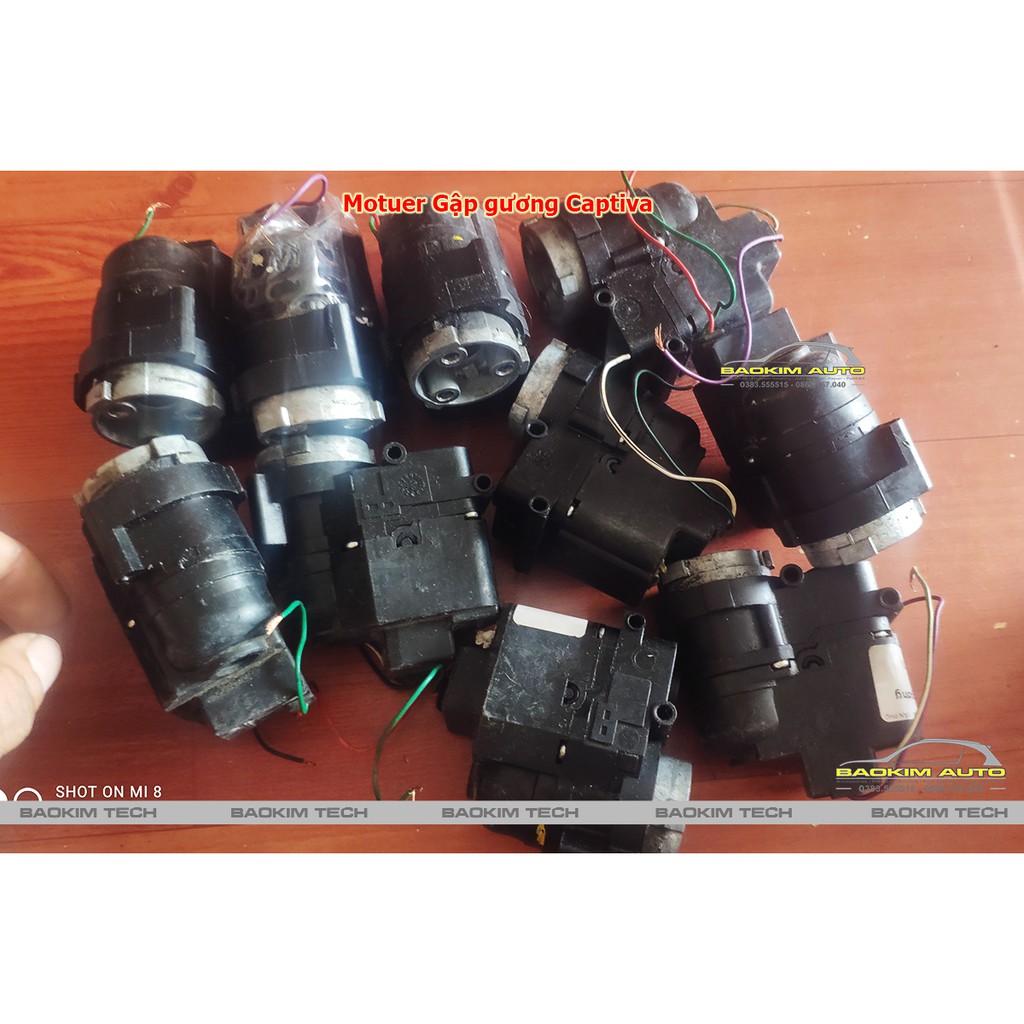 MOTUER/ MÔ TƠ GẬP GƯƠNG CHÍNH HÃNG CHO CHEVROLET CAPTIVA  HUYNDAI I10 I20 I30 TUCSON. KIA. CARENS. CARATO v.v.v