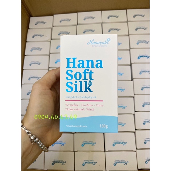 Dung Dịch Vệ Sinh HANA SOFT &amp; SILK 150g Hanayuki