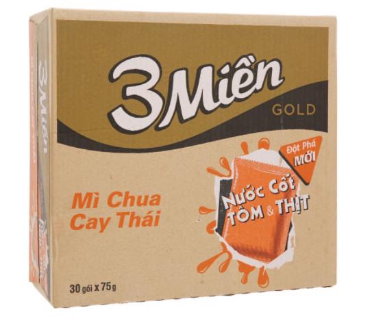 Mỳ 3 miền tôm chua cay Thái 75g | BigBuy360 - bigbuy360.vn