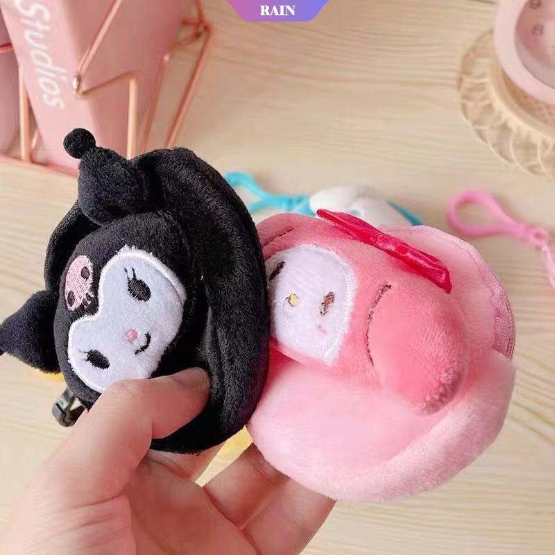 SANRIO Móc Khóa Hình Nhân Vật Hoạt Hình Cinnamoroll Kuromi My Melody Hello Kitty Pom Pom Dễ Thương