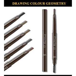 Bút kẻ mày Drawing Colour Geometry 2 trong 1