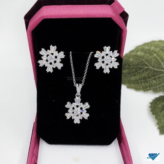 Bộ hoa pha lê - bộ hoa pha lê bạc 925