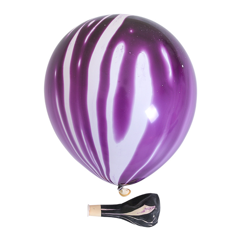 Set bong bóng 12 inch màu tím trang trí tiệc sinh nhật