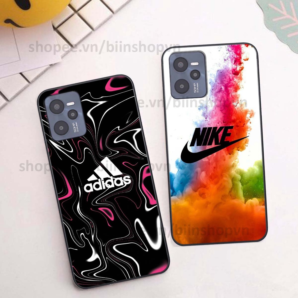 Ốp Realme C35 in hình thương hiệu nhiều màu sắc thể thao cá tính thời trang