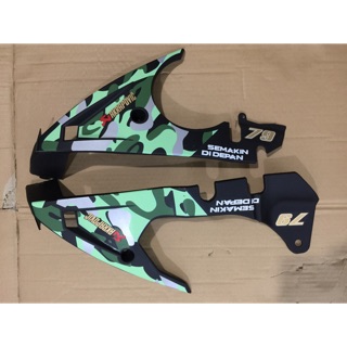 Mỏ cày ex150 - màu camo xanh 2015
