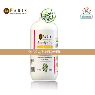 Dầu Nền Massage Body Cho Spa/ Home chai 1 lít - Base Massage Oil For Spa/Home