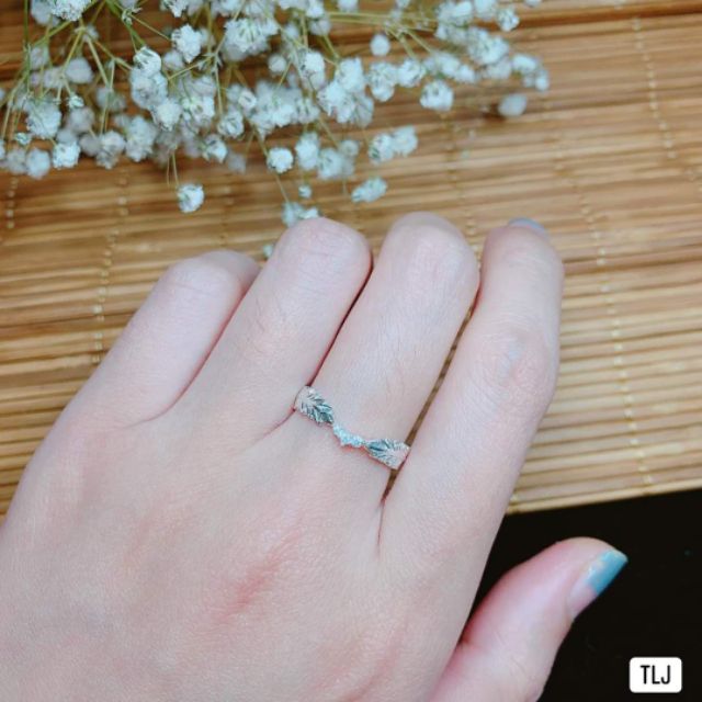 Nhẫn nguyệt quế bạc ta cực hot