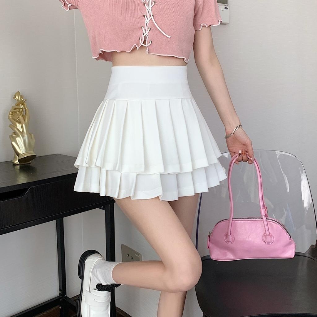 Chân Váy Xếp Ly 2 Tầng Siêu Hot