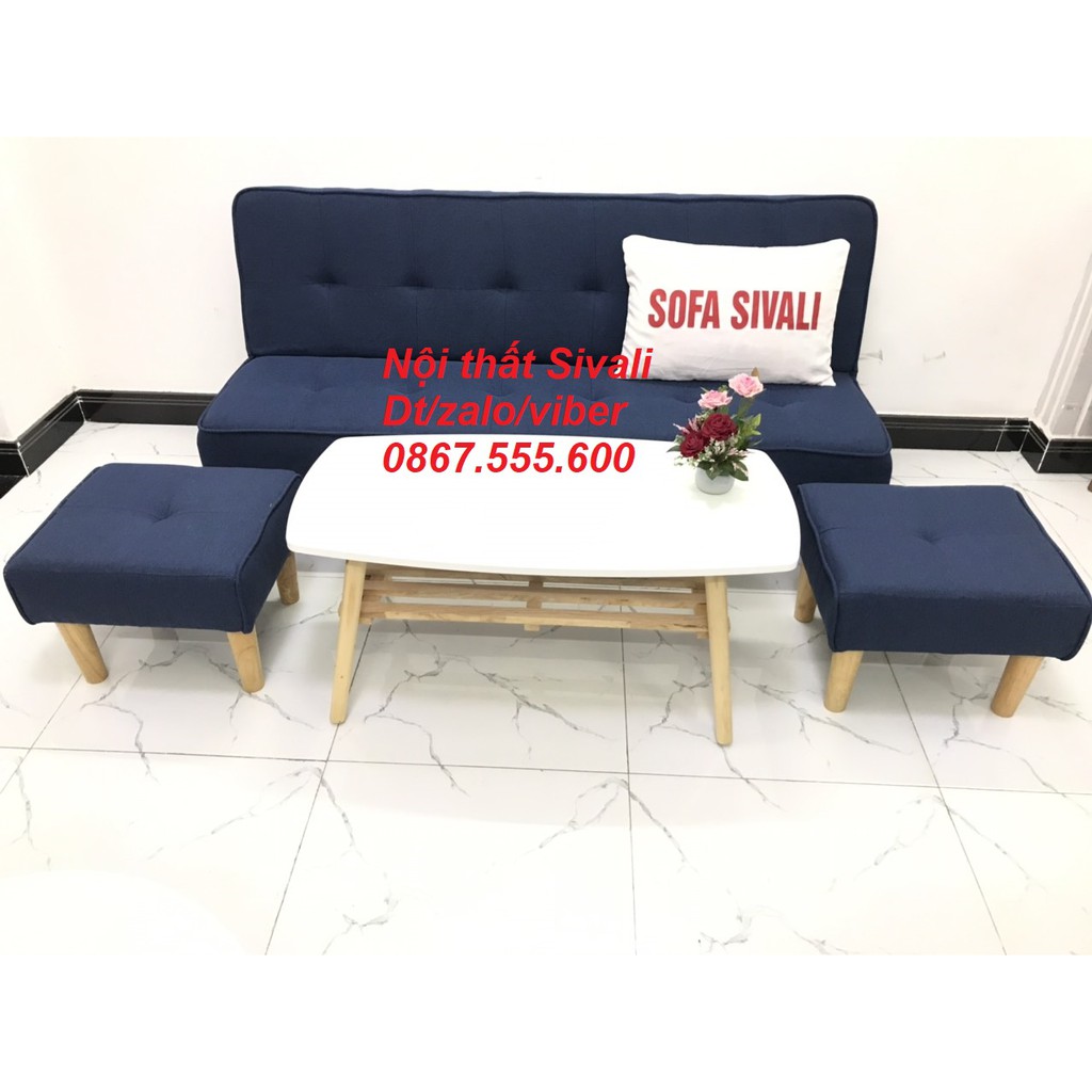 SFB05-Bộ ghế sofa bed, sofa giường phòng khách Sivali, salon, sopha, sa lông, sô pha