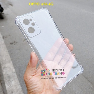 Ốp lưng Oppo A96 4G dẻo trong chống sốc 4 góc có gờ bảo vệ camera - HÀNG DÀY LOẠI 1