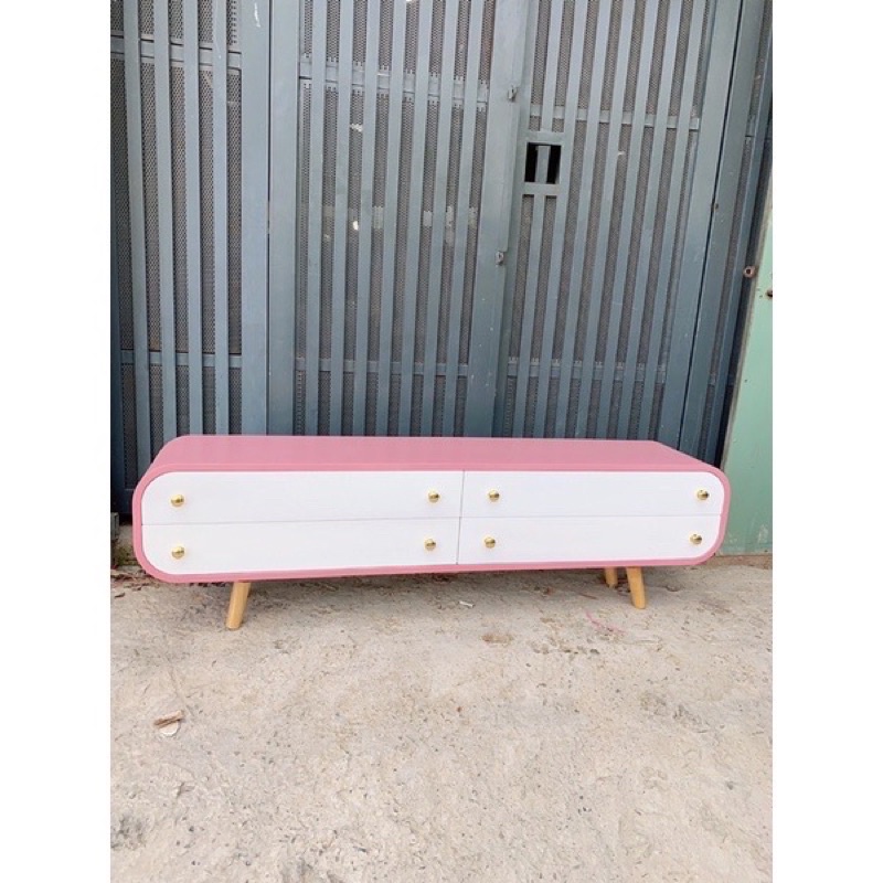 Tủ Tivi gỗ uốn cong  #Decor - giá xưởng