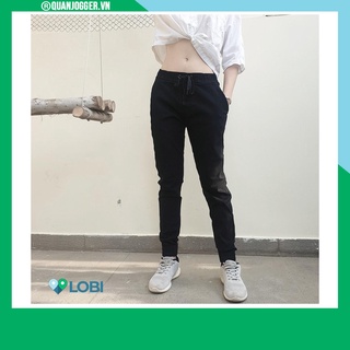 Quần jogger nữ kaki đen co giãn - ảnh thật 100%