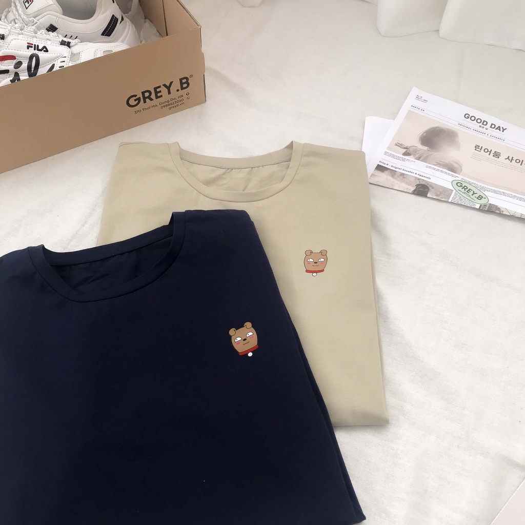 Áo Thun Tay Ngắn Kakaotalk In Hình Nhân Vật Đáng Yêu Phong Cách Hàn Quốc