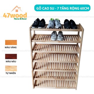 KỆ DÉP GỖ 7 TẦNG RỘNG 60CM 47WOOD