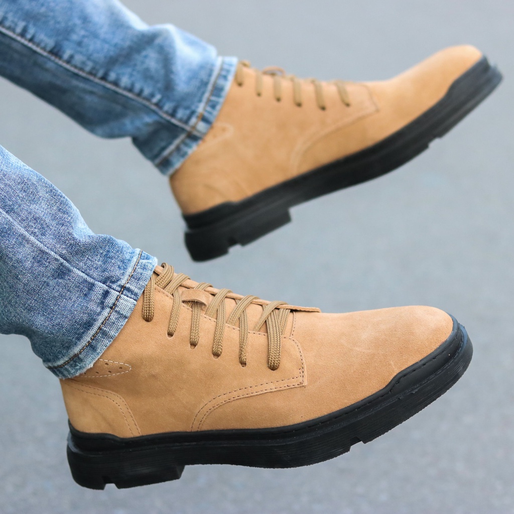 Giày đốc nam, giày nam da lộn L888