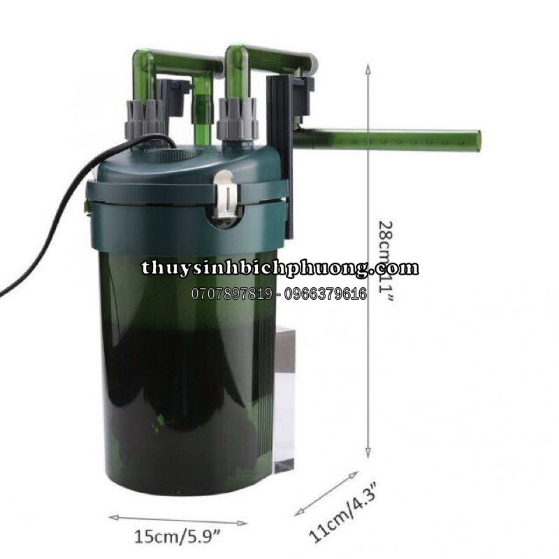 LỌC TREO ODYSSEA CFS 130 CHO HỒ TỪ 120L-160L NƯỚC HỒ - TREO THÀNH HỒ TIỆN LỢI
