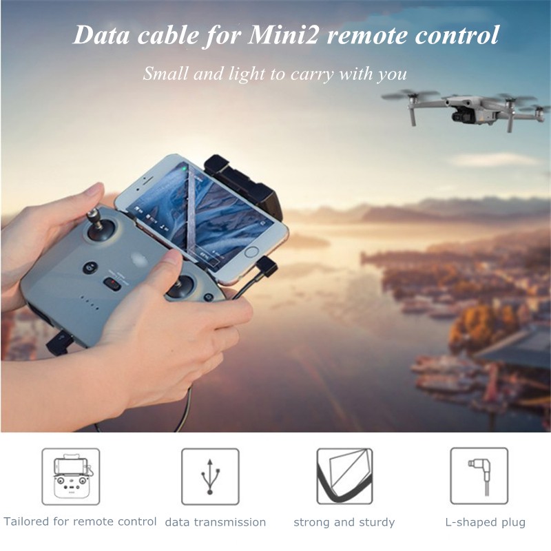 Cáp Dữ Liệu Otg Cho Dji Mavic Mini Pro Air Spark Mavic 2 Zoom Drone Ios Type-C Micro-Usb