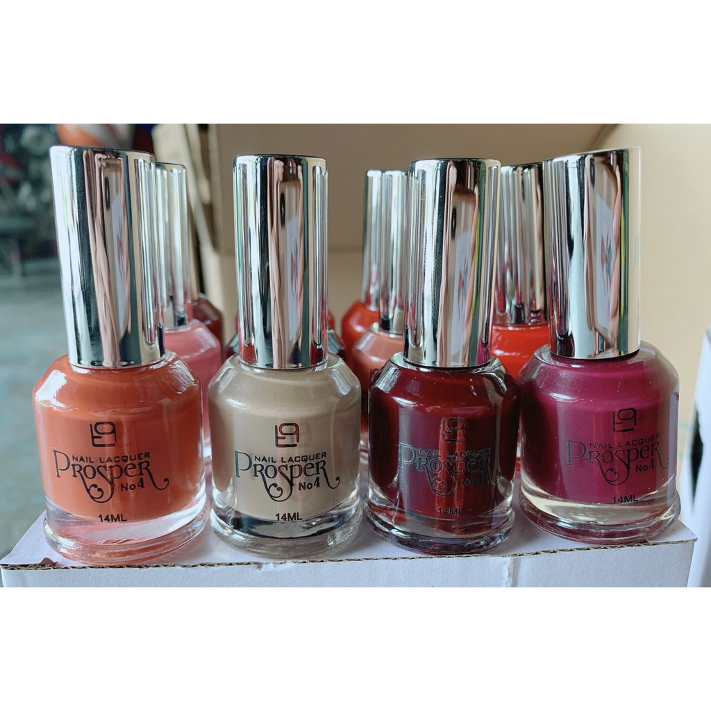 Set 12 chai No4 14ml ( tone nude + sữa )