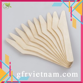Set 100 chiếc Dao Gỗ dùng 1 lần (Knife Wooden)