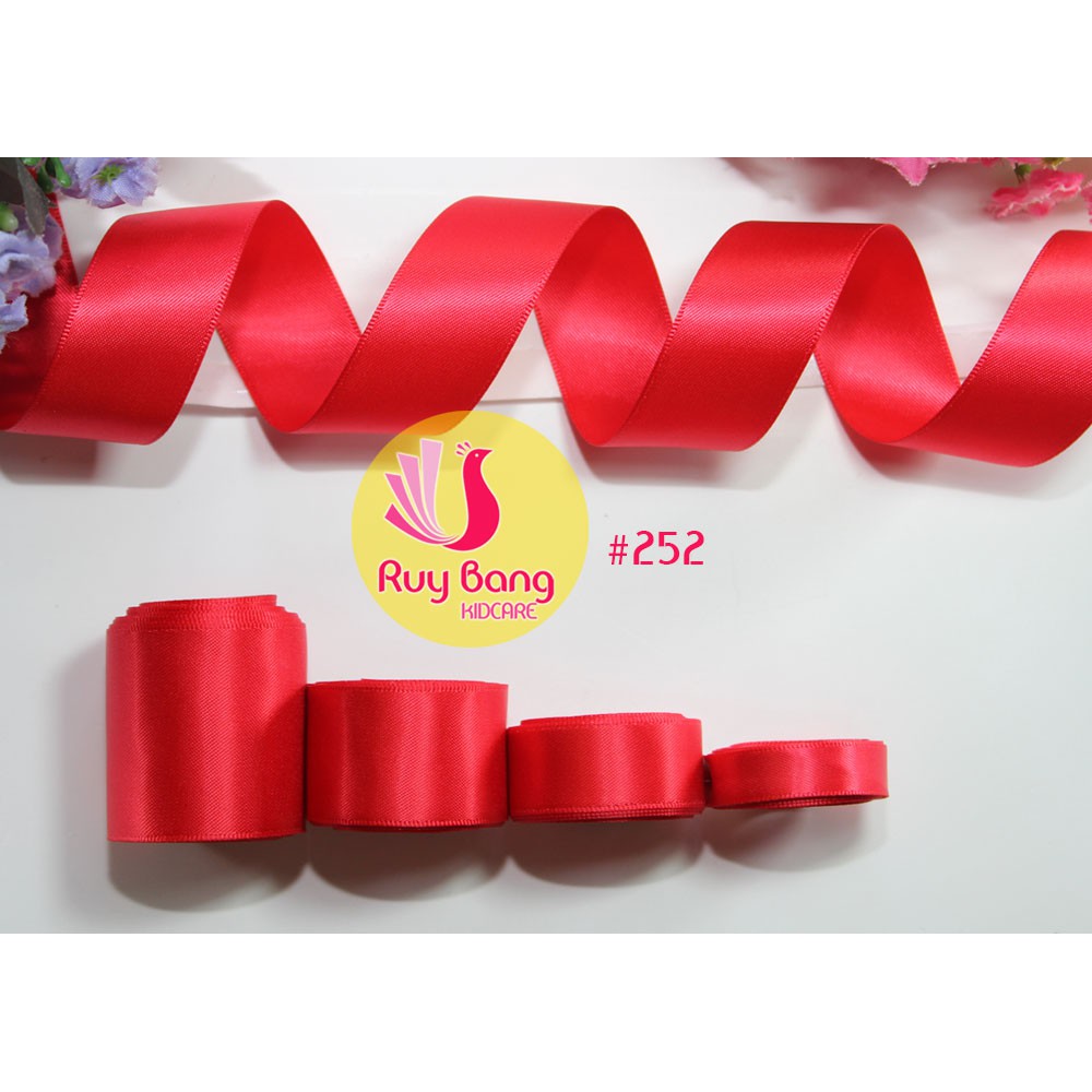 Cuộn ruy băng lụa 4cm (22m)