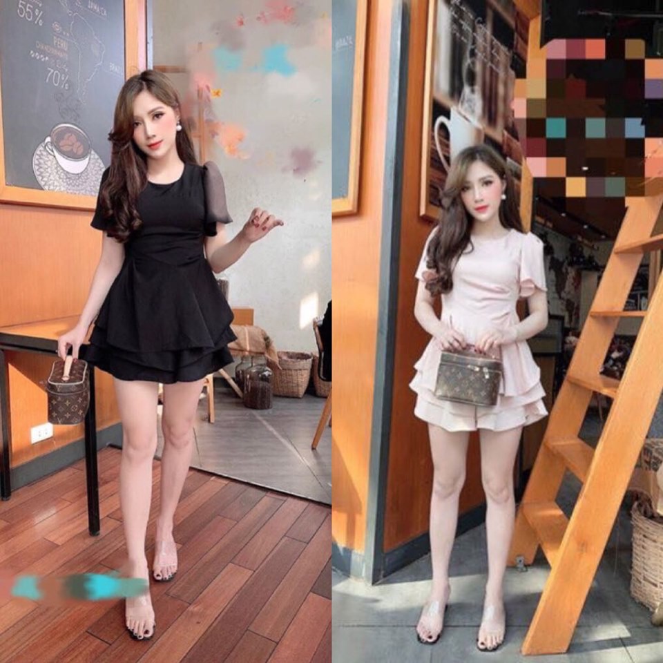 SET BỘ ĐÙI GIẢ CHÂN VÁY DỄ THƯƠNG