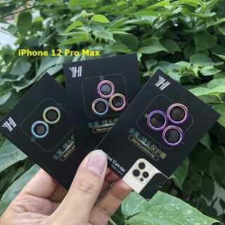 Viền Bảo Vệ Camera iPhone 12 Pro Max Titan Kính Cường Lực Chống Trầy