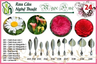 Dụng cụ làm rau câu 3D Ngọc Huệ(inbox chọn mẫu)