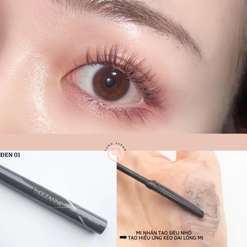 Mascara Lâu Trôi Cong Mi Cezanne Curler Nội Địa Nhật Bản