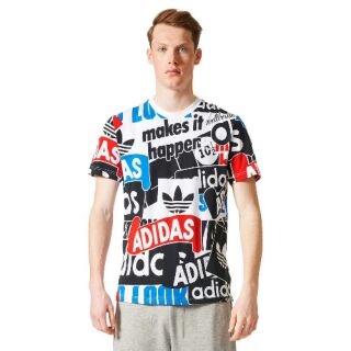 Áo thun Adldas full logo chuẩn Cambodia