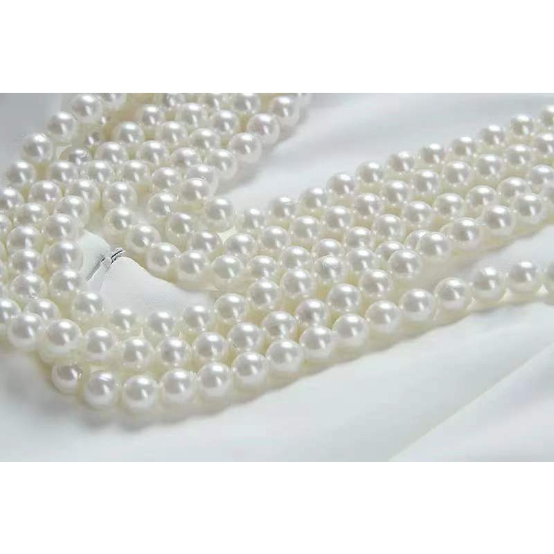 Đầm Hai Dây Ôm Dáng Đính Nơ Ngọc Trai Màu Trắng Phong Cách Việt Nam 9190 Trang phục phụ nữ váy trắng váy nữ hàn quốc trang phục hàn quốc váy dài hàn quốc ren váy