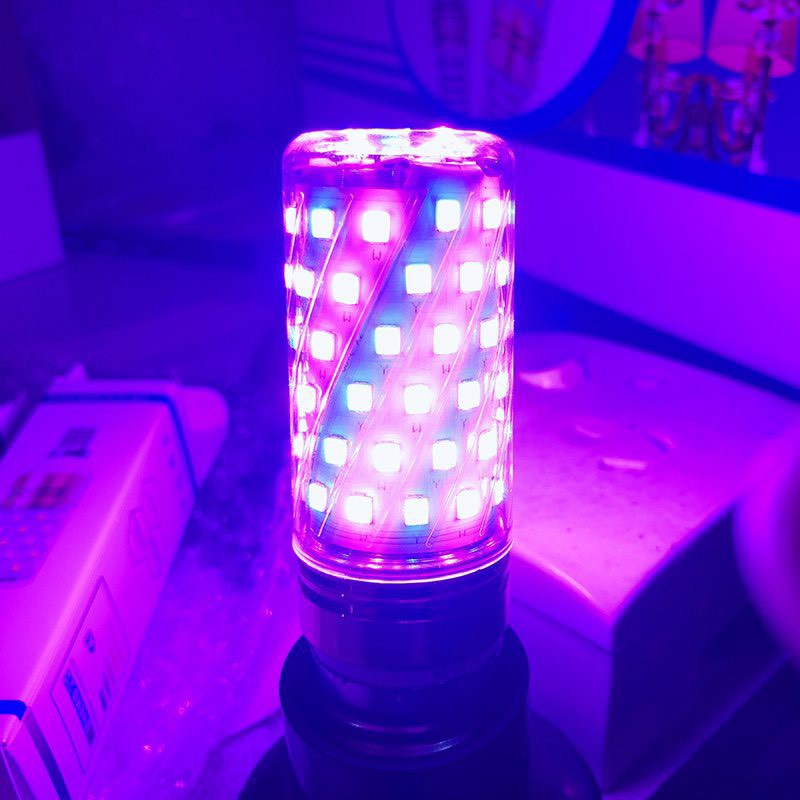 Đèn LED neon xoay đổi màu hồng xanh lam tím 3 trong 1 chụp ảnh quay video trang trí nhà ở