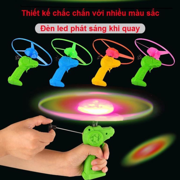 Đồ Chơi, Chong Chóng Giựt NEW , UFO Có Đèn Led Phát Sáng (1263CCL)