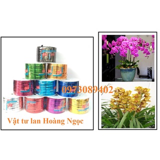 Dây kim tuyến buộc lan cuộn nhỏ (nhiều màu) - chuyên dùng cố định, buộc cành lan