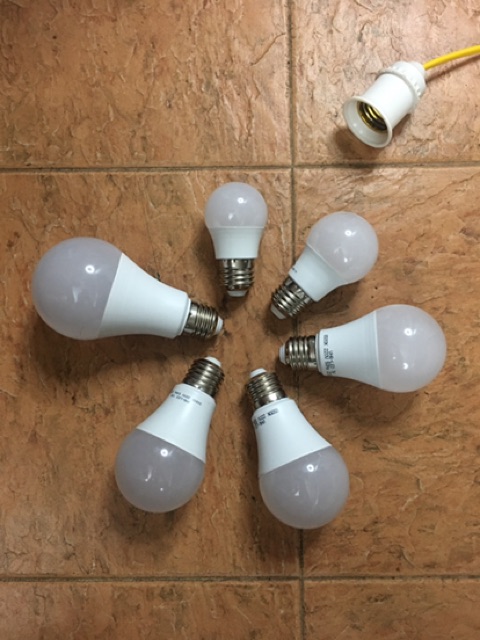 Bóng đèn led bulb 3W, 5W, 7W, 9W, 12W, 15W kín nước(chống nước) ánh sáng trắng, vàng