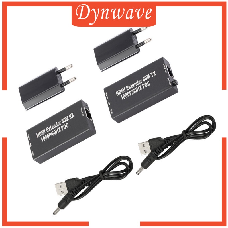 [DYNWAVE] HDMI Extender Balun with IR Over Single CAT5e or CAT6 60M