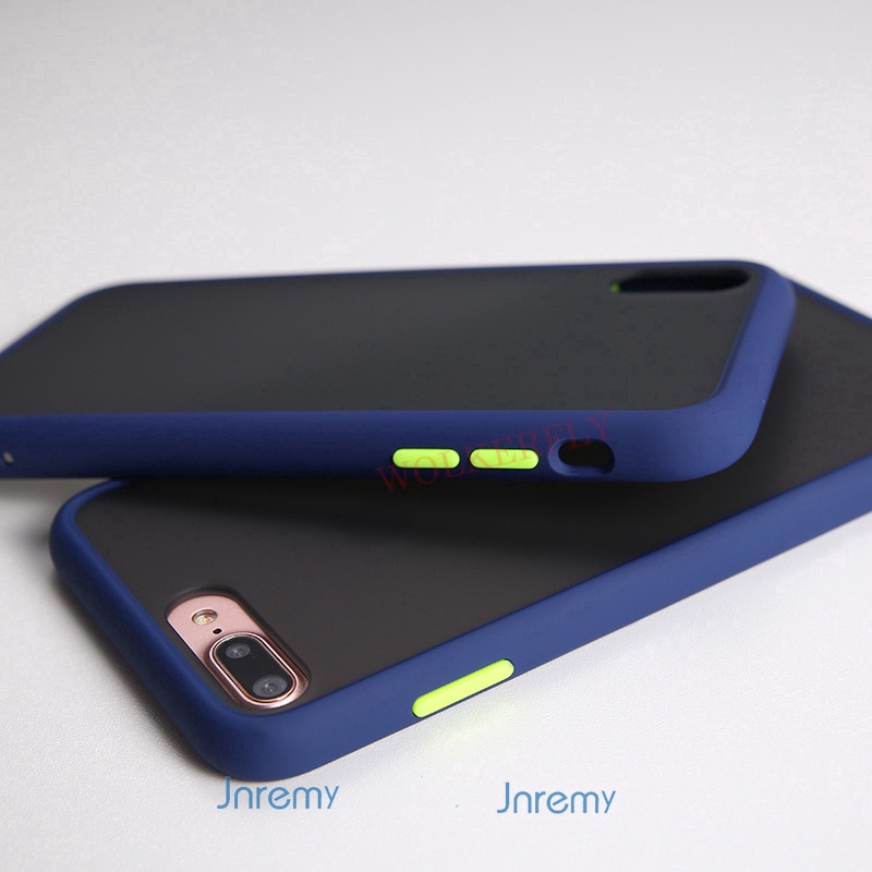 Ốp điện thoại PC màu nhám dạng giáp cho XIAOMI MI CC9 9 PRO REDMI NOTE 7 NOTE 8 PRO