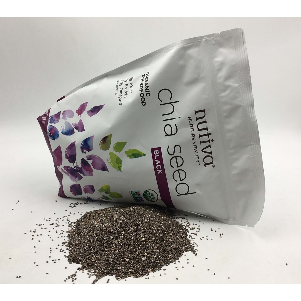 907Gr Chia Đen Nutiva Của Mỹ, HSD Mới Nhất