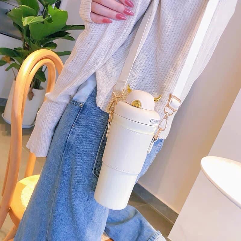 Bình giữ nhiệt quỷ nhỏ 650ml mẫu mới nhất 2023