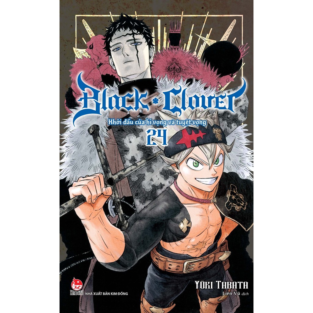 Sách - Black Clover - Tập 24: Khởi Đầu Của Hi Vọng Và Tuyệt Vọng - Tặng Kèm Postcard