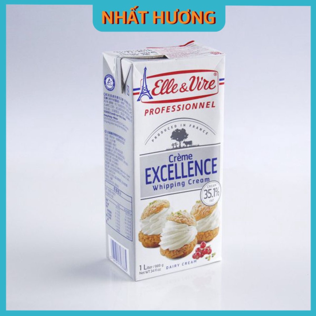 Whipping Elle &amp; Vire 1Lít