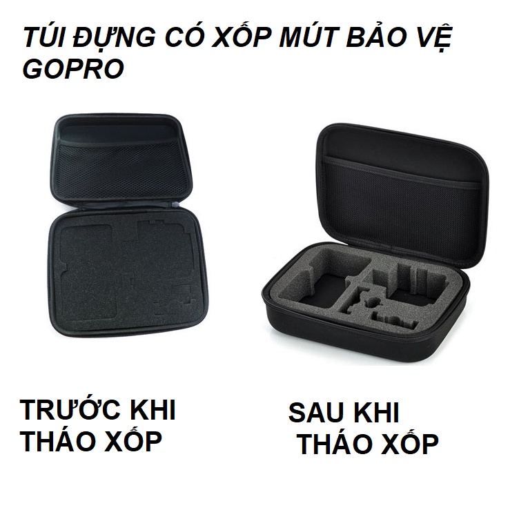 Túi đựng Gopro 10 9 / 8/ 7 /6 / 5 mini cầm tay chống va đập