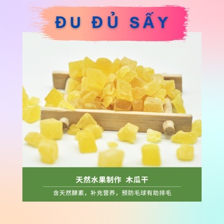 Đu đủ sấy ăn dặm bổ sung vitamin cho hamster, bọ ú, thỏ
