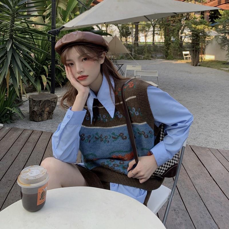 Áo Sát Nách Cổ Chữ V Thời Trang Cá Tính Cho Nữ