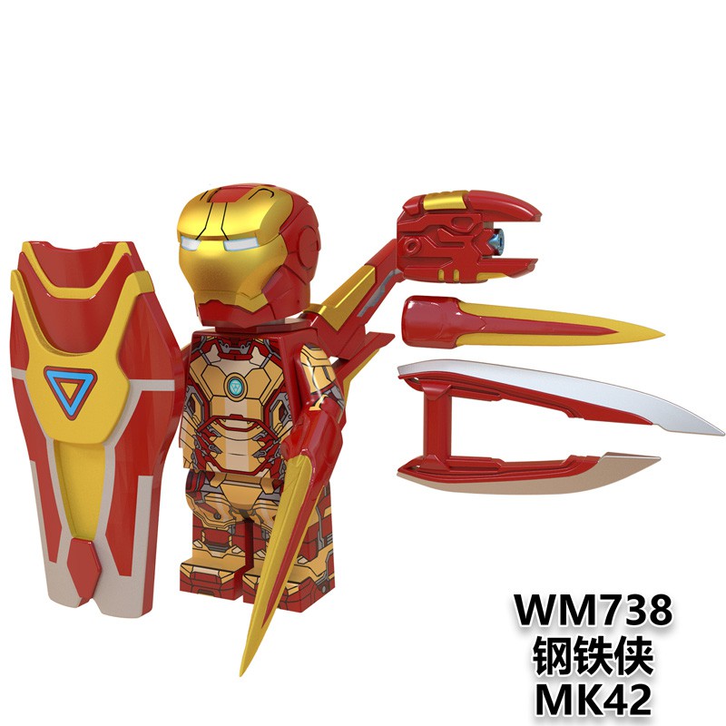 Đồ chơi mô hình lắp ghép Iron Man MK30 MK36 MK50 WM6065