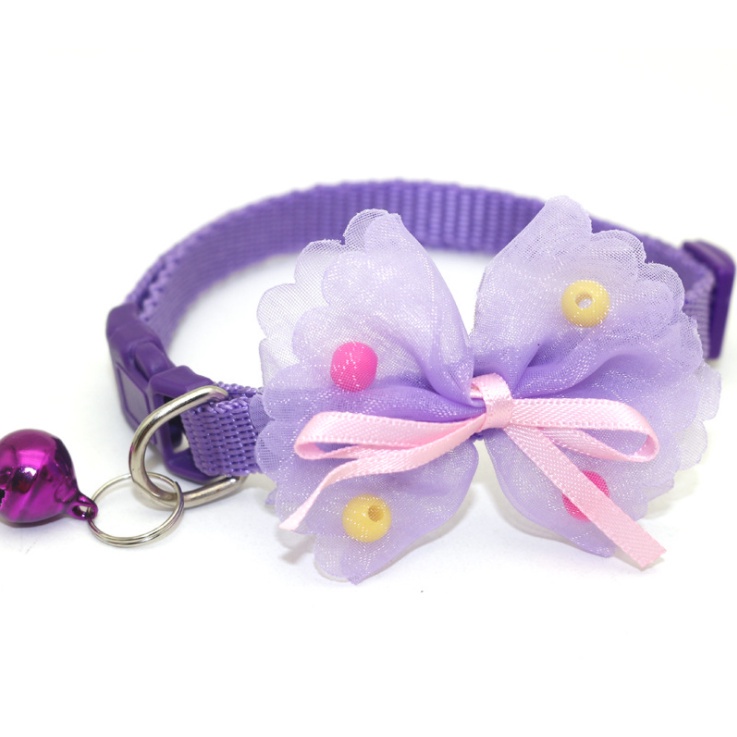 Vòng cổ đeo nơ nhiều màu sắc cho chó mèo , vòng cổ cho thú cưng - Phụ Kiện-ShopPetAz