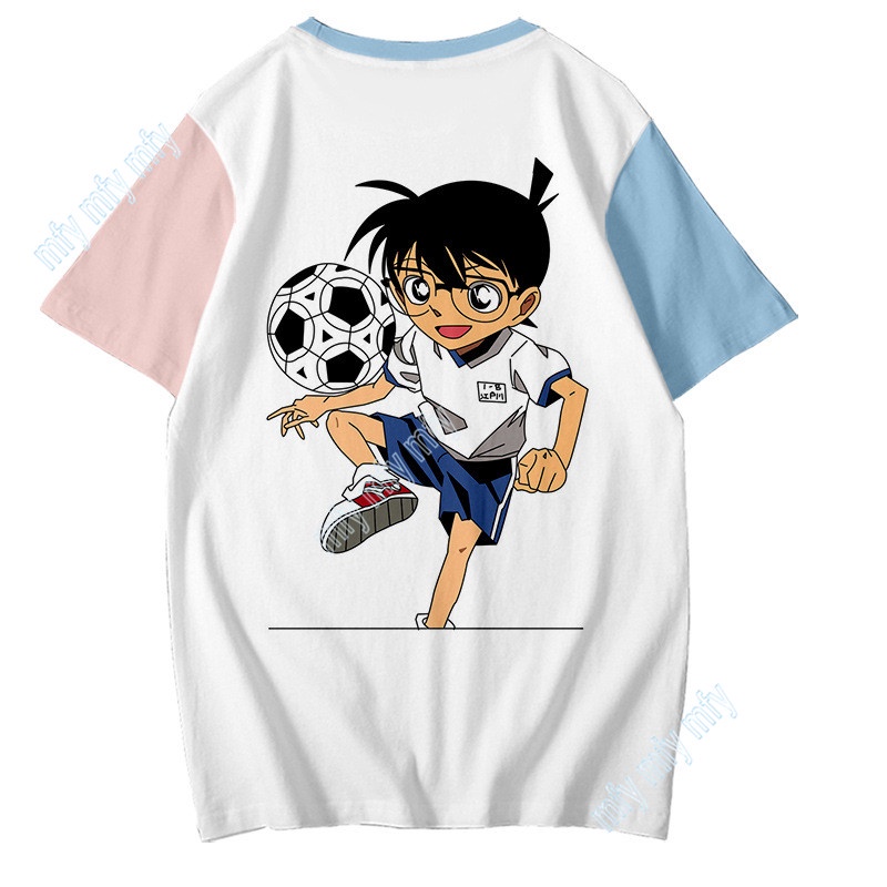 Áo Thun Tay Ngắn In Hình Thám Tử Conan Thời Trang Mùa Hè Cho Bé