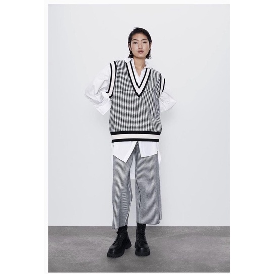 ÁO GILE LEN HOUNDSTOOTH ZR | BigBuy360 - bigbuy360.vn