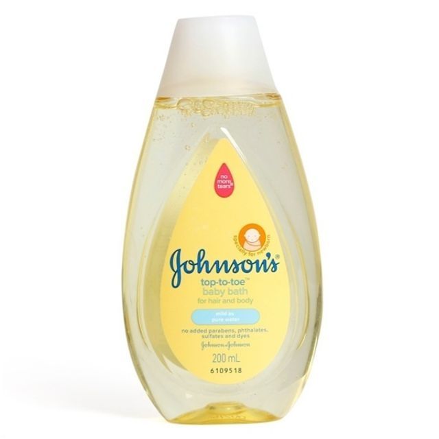 Sữa tắm gội toàn thân Johnson's Baby (200ml)